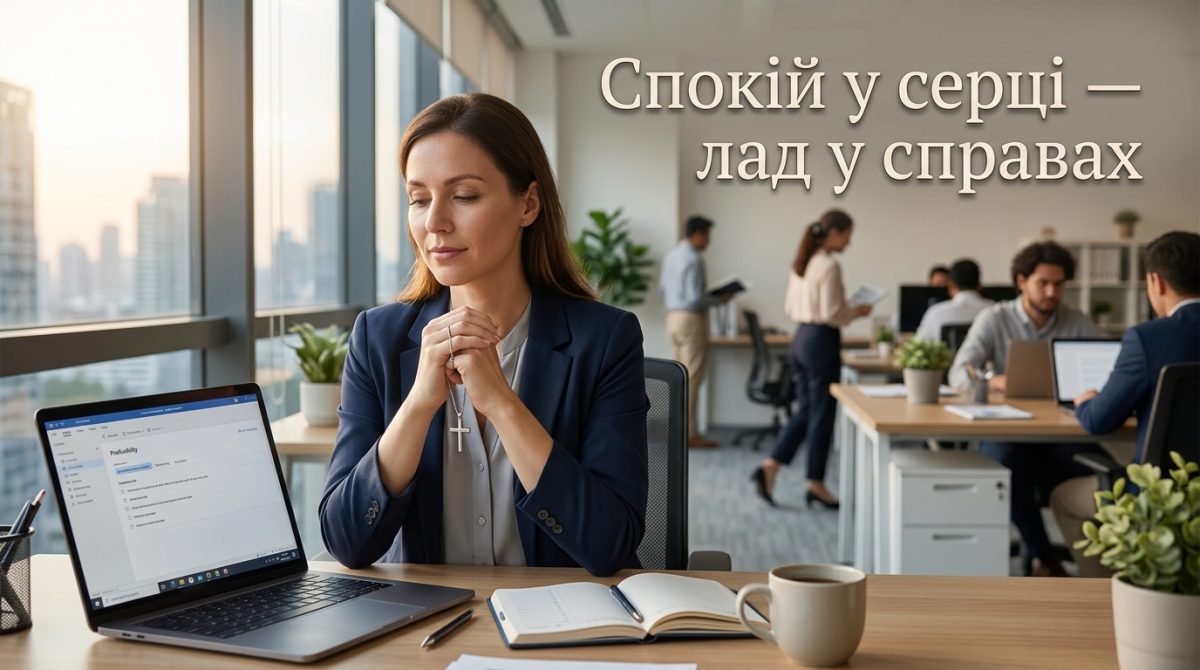 Чому молитва допомагає в робочих справах - картинка