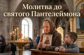 Ікона святого Пантелеймона з молитовним текстом