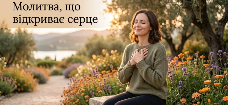 Людина молиться зі свічкою в руках, символізуючи пошук щастя та духовної гармонії
