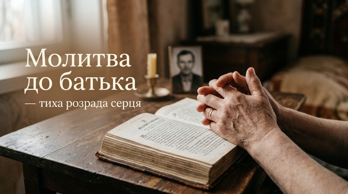 Як правильно молитися за померлого батька - картинка