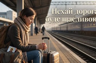 Людина складає руки в молитві перед далекою дорогою, на фоні розмитого шосе