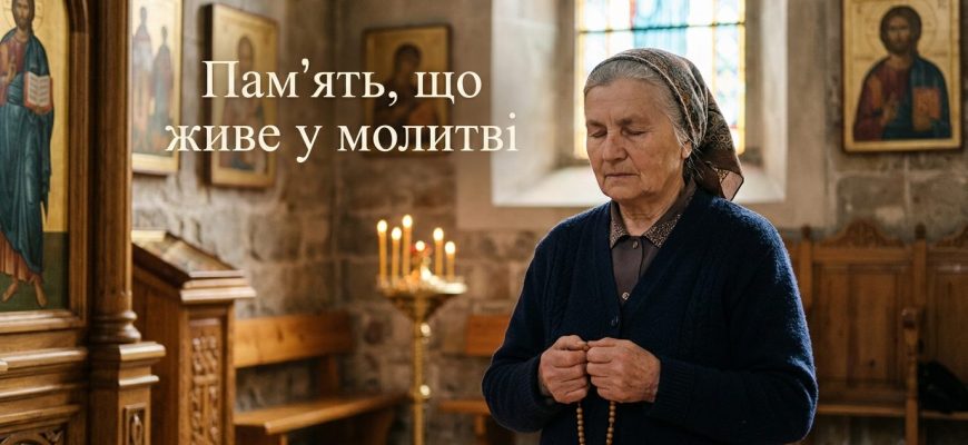 Запалена свічка на столі поруч із відкритою молитовною книгою
